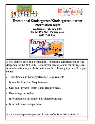 registration information flyer